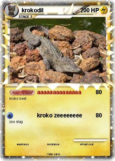 Pokemon krokodil