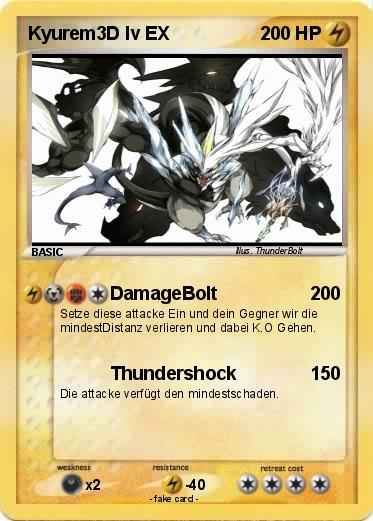 Pokemon Kyurem3D lv EX