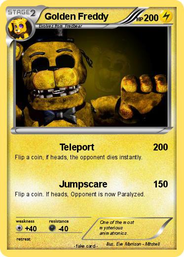 Pokemon Golden Freddy