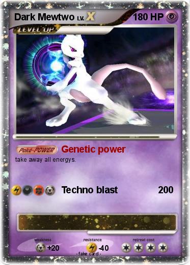 Pokemon Dark Mewtwo