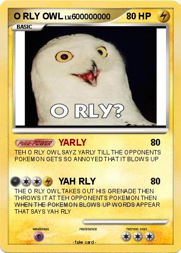 Pokemon O RLY OWL