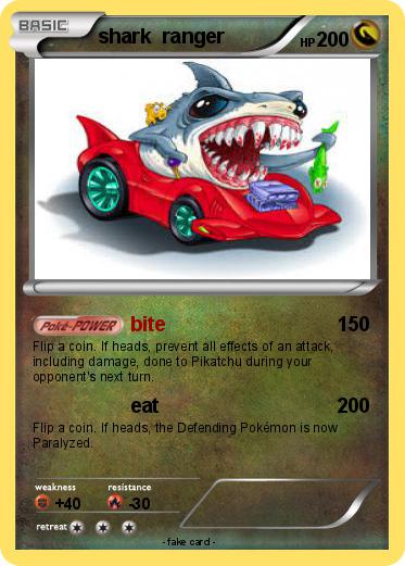Pokemon shark  ranger