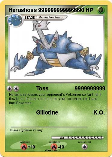 Pokemon Herashoss 9999999999999