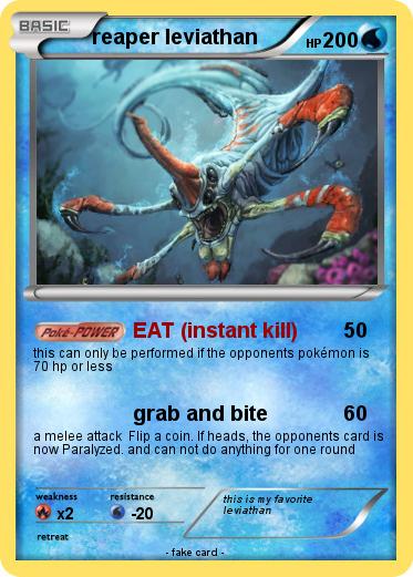 Pokemon reaper leviathan Pokemon reaper leviathan