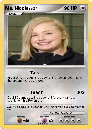 Pokemon Ms. Nicole