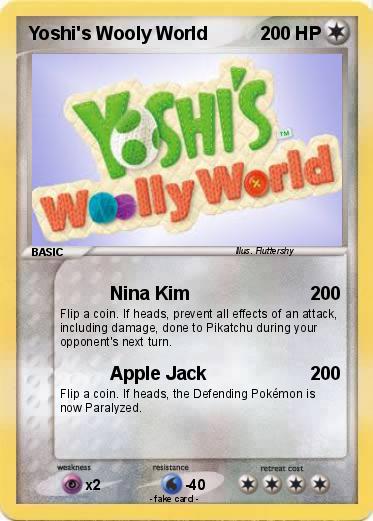 Pokemon Yoshi's Wooly World