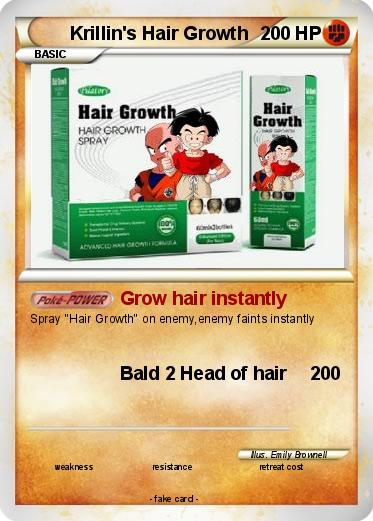 Pokemon Krillin's Hair Growth