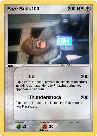 Pokemon Faze Bubs100