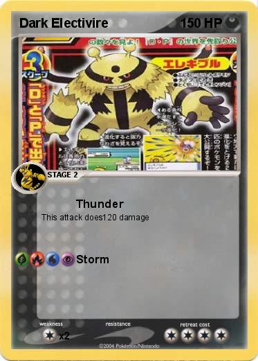 Pokemon Dark Electivire