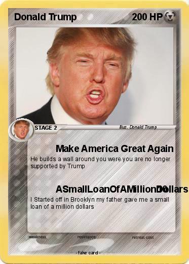 Pokemon Donald Trump
