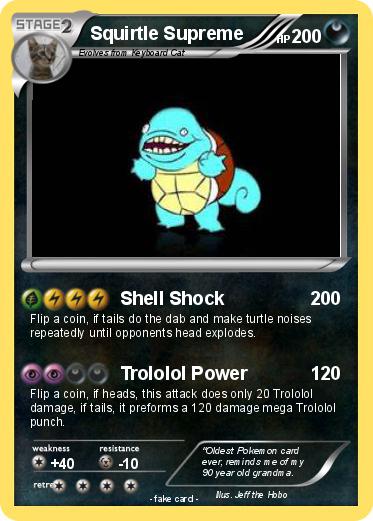 Pokemon Squirtle Supreme