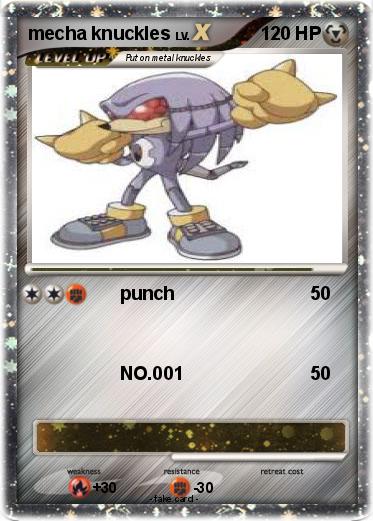 Pokemon mecha knuckles