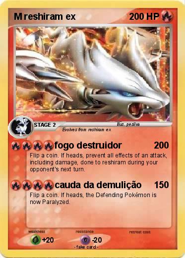 Pokemon M reshiram ex
