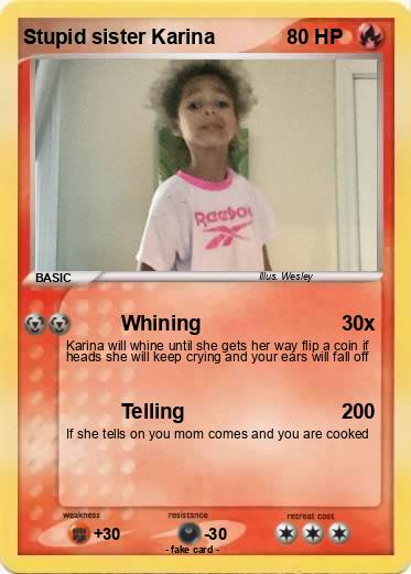 Pokemon Stupid sister Karina