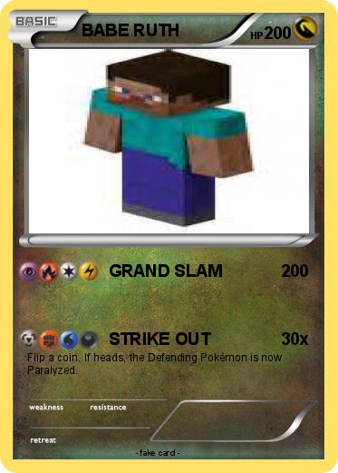 Pokemon BABE RUTH