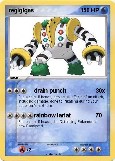 Pokemon regigigas