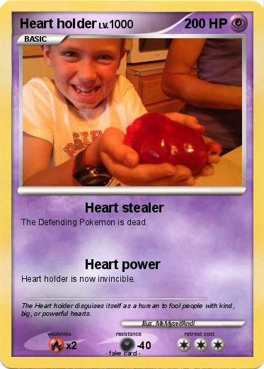 Pokemon Heart holder