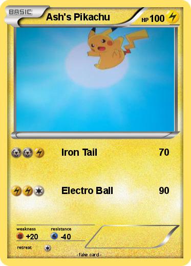 Pokemon Ash's Pikachu