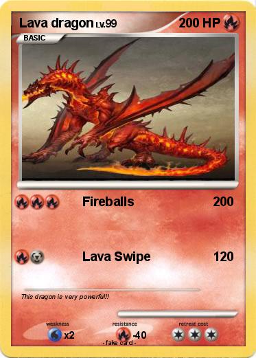 Pokemon Lava dragon