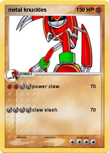 Pokemon metal knuckles