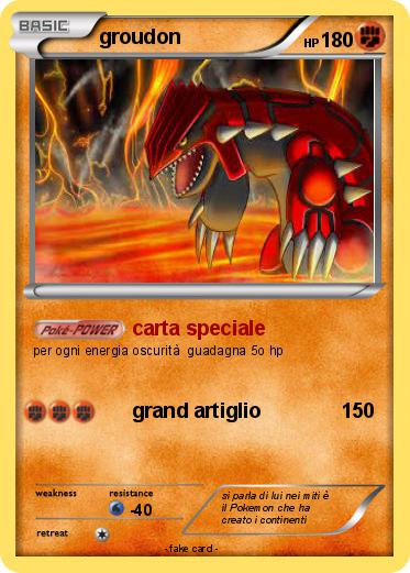 Pokemon groudon
