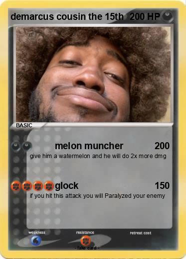 Pokemon demarcus cousin the 15th