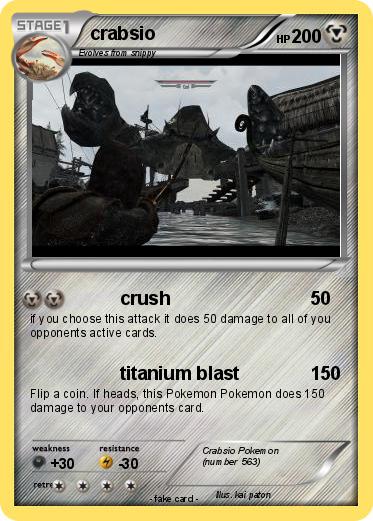 Pokemon crabsio