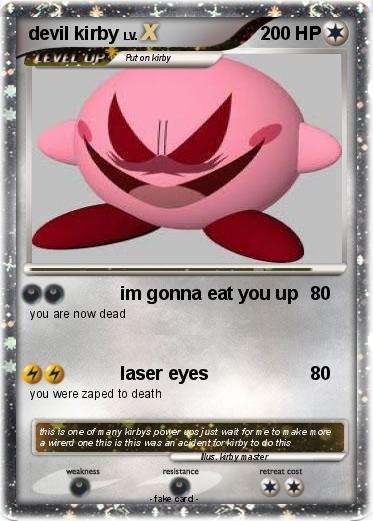 Pokemon devil kirby