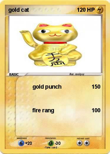 Pokemon gold cat