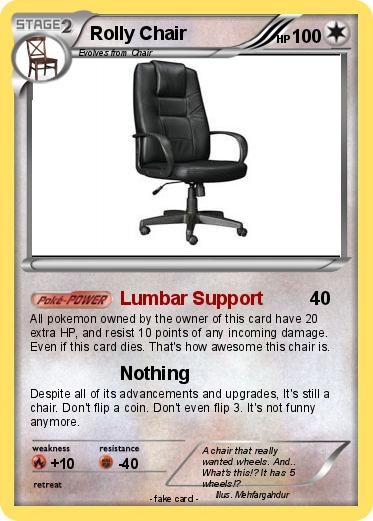 Pokemon Rolly Chair