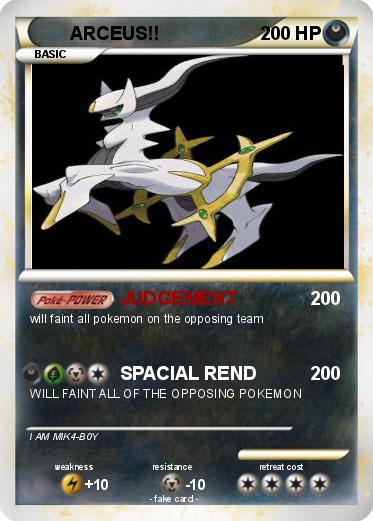 Pokemon ARCEUS!!