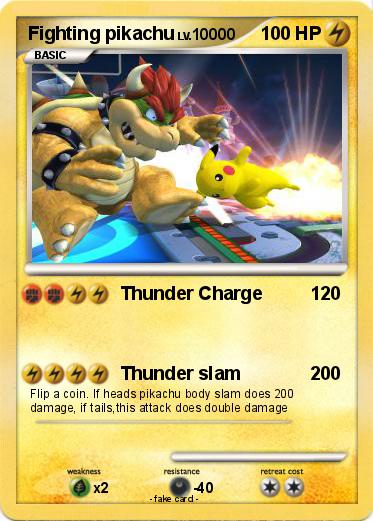 Pokemon Fighting pikachu