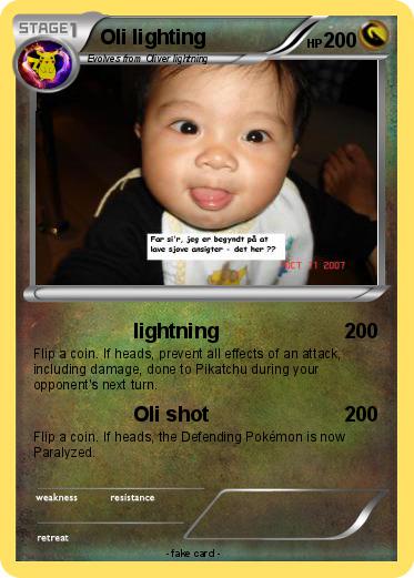 Pokemon Oli lighting