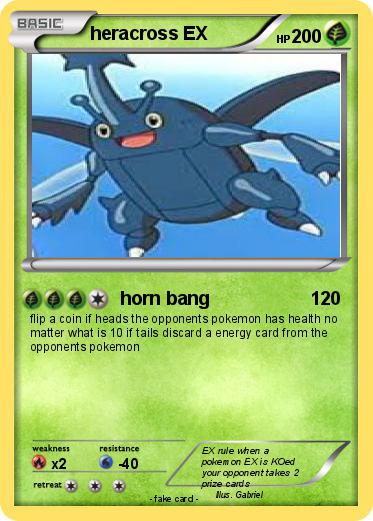 Pokemon heracross EX