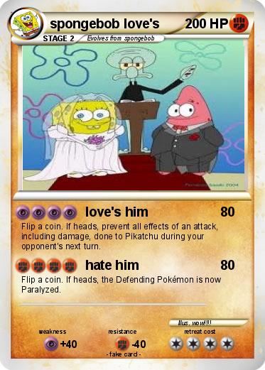 Pokemon spongebob love's