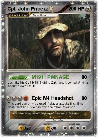 Pokemon Cpt. John Price