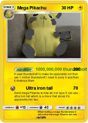 Pokemon Mega Pikachu