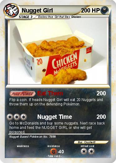 Pokemon Nugget Girl