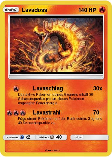 Pokemon Lavadoss