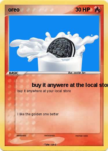 Pokemon oreo