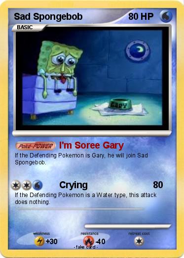 Pokemon Sad Spongebob