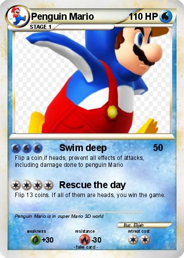 Pokemon Penguin Mario