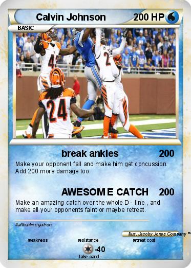 Pokemon Calvin Johnson