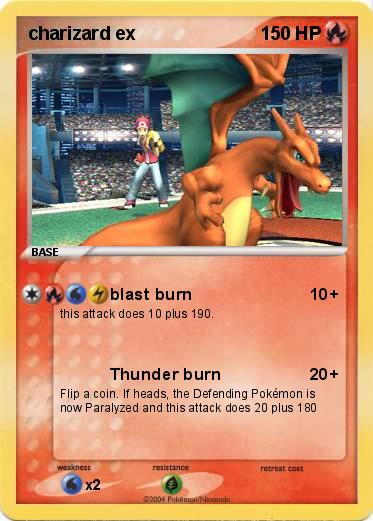 Pokemon charizard ex