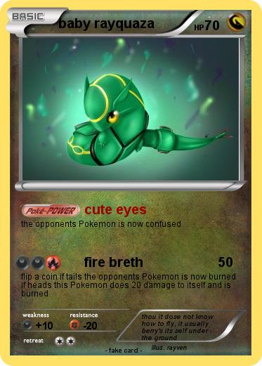 Pokemon baby rayquaza
