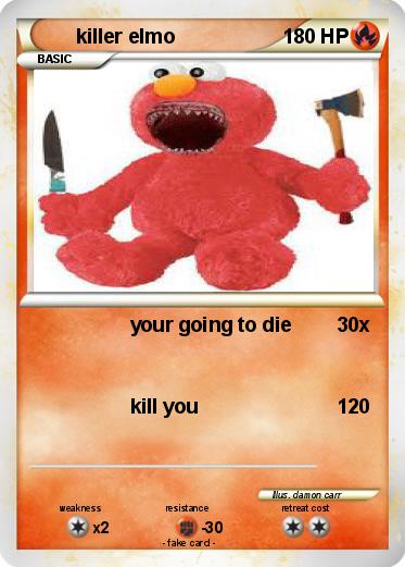 Pokemon killer elmo