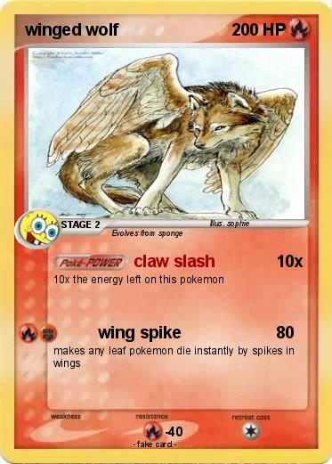 Pokemon winged wolf