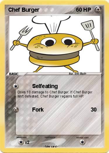 Pokemon Chef Burger