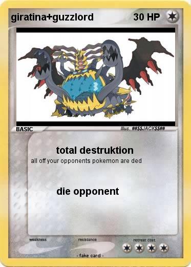 Pokemon giratina+guzzlord