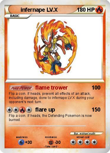 Pokemon infernape LV.X